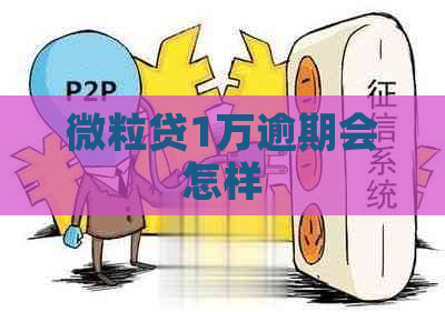 微粒贷1万逾期会怎样