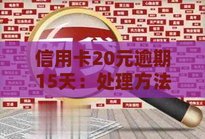 信用卡20元逾期15天：处理方法与后果