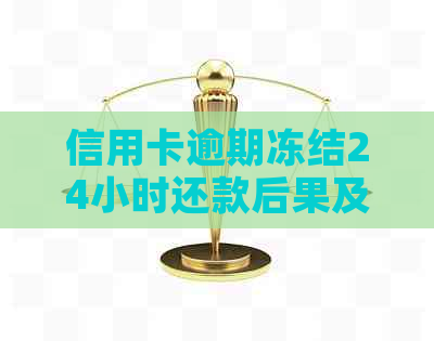 信用卡逾期冻结24小时还款后果及解决办法