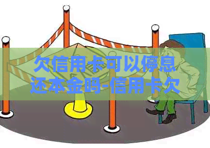 欠信用卡可以停息还本金吗-信用卡欠10万一直倒卡