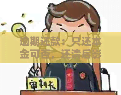 逾期还款：只还本金可否，还清后影响及利息处理