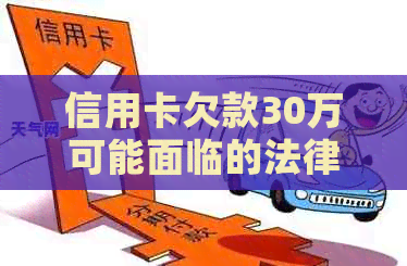 信用卡欠款30万可能面临的法律后果与解决策略