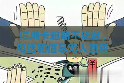 信用卡逾期不还款，电话和信息无人回应如何应对？