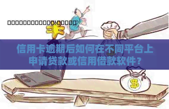 信用卡逾期后如何在不同平台上申请贷款或信用借款软件？