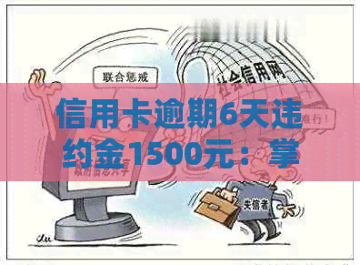 信用卡逾期6天违约金1500元：掌握正确处理方式避免信用受损