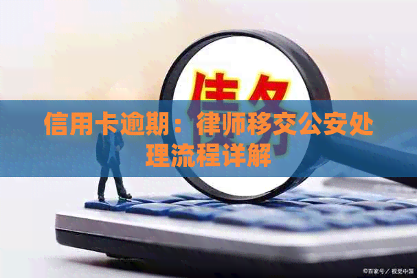 信用卡逾期：律师移交公安处理流程详解