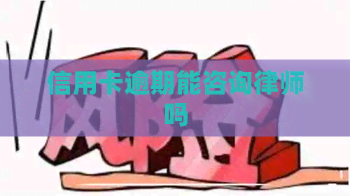 信用卡逾期能咨询律师吗