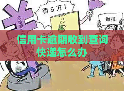 信用卡逾期收到查询快递怎么办