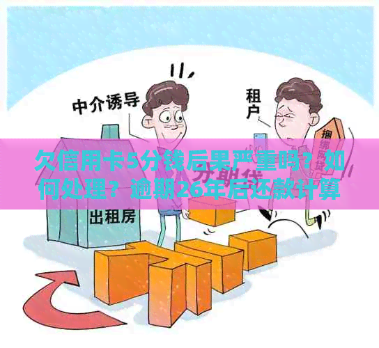 欠信用卡5分钱后果严重吗？如何处理？逾期26年后还款计算方式是什么？