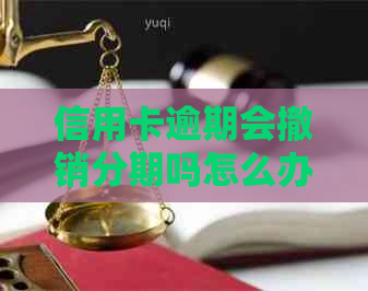 信用卡逾期会撤销分期吗怎么办？银监会关于信用卡逾期后可以分期减免吗？