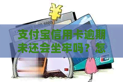 支付宝信用卡逾期未还会坐牢吗？怎么办？