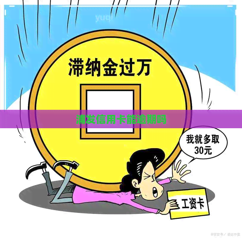 浦发信用卡能逾期吗