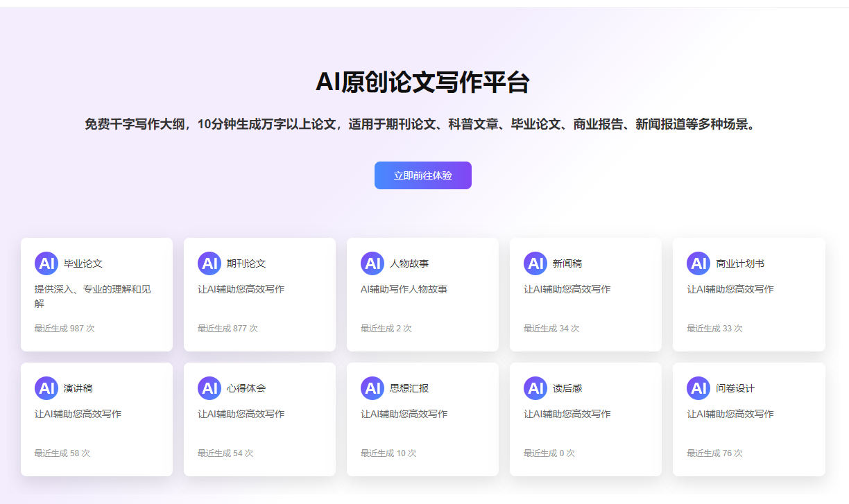 论文ai写作生成器