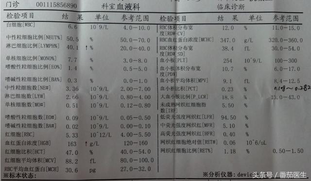 辅助检查报告单详细内容及解读