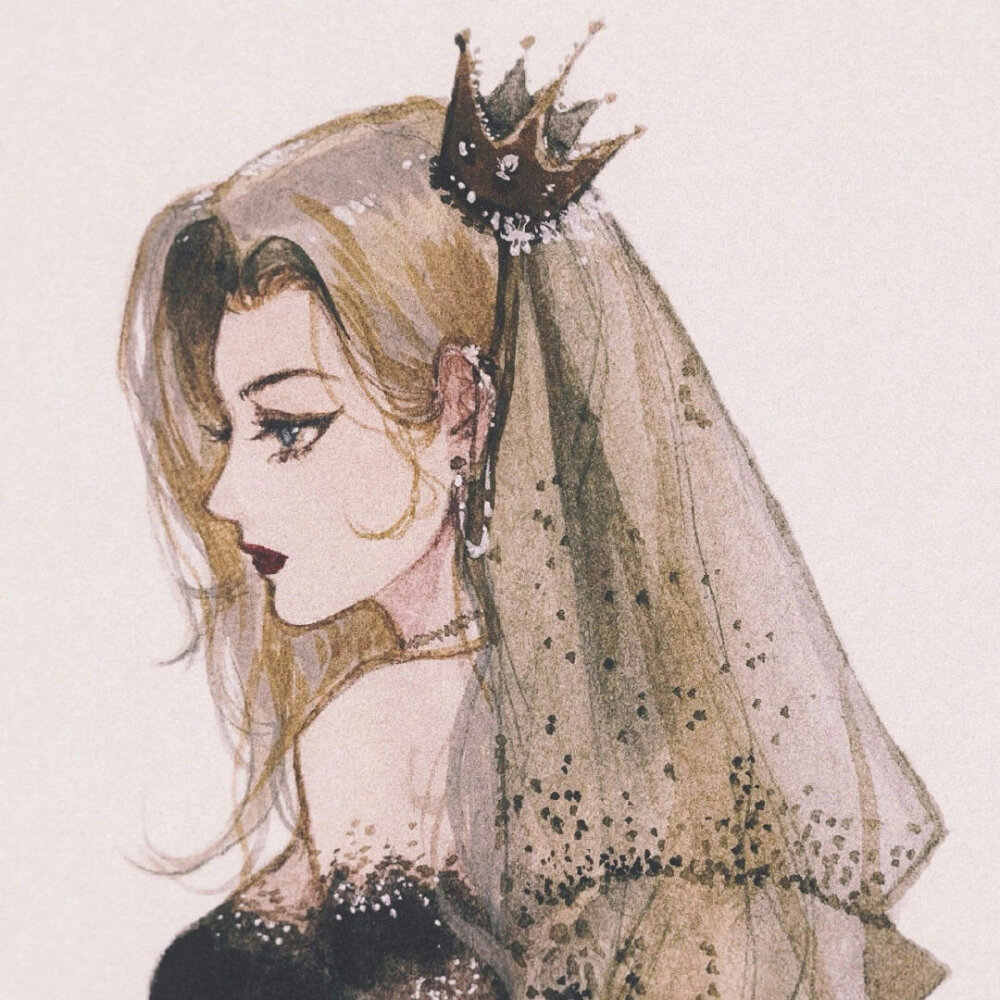 母女婚纱头像：动漫与真人款，礼服造型精选