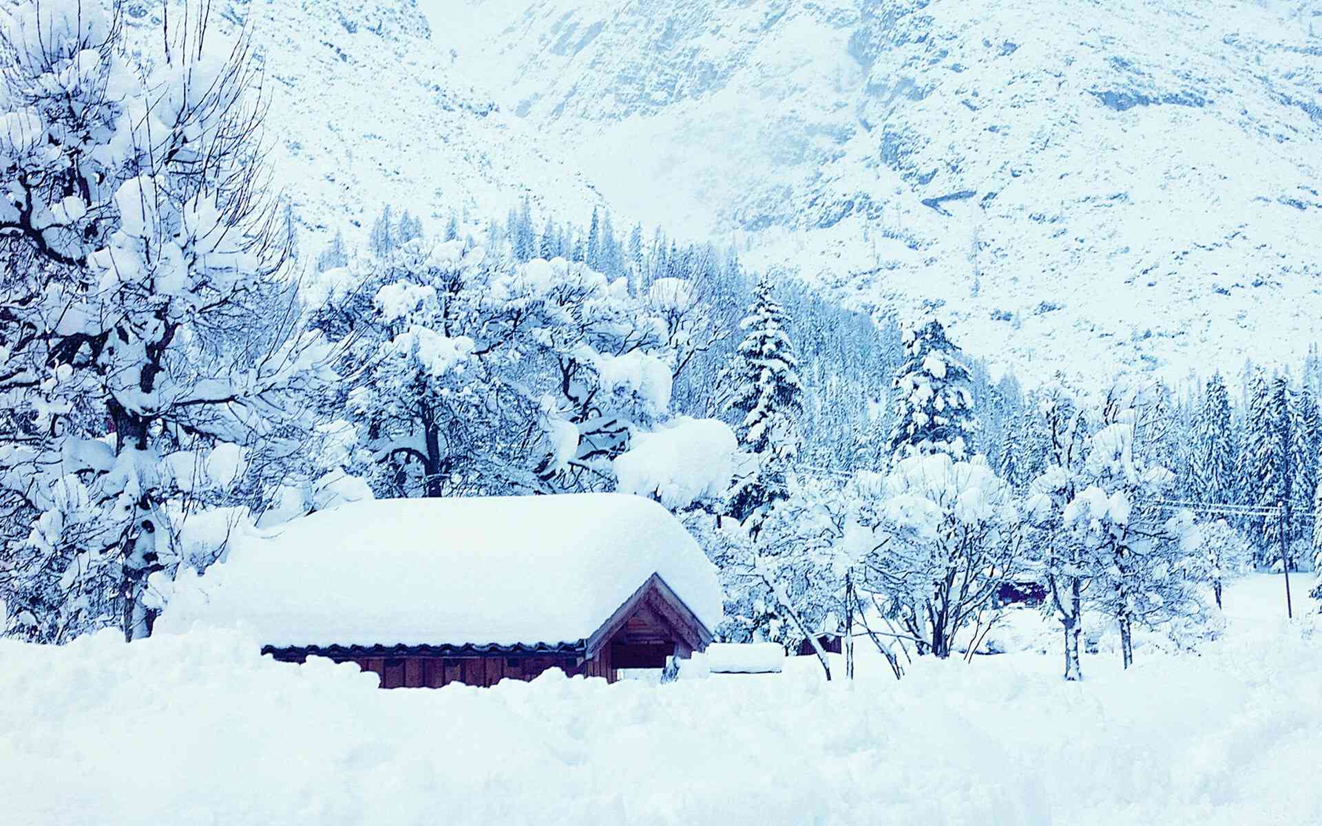 AI创作雪景风景素材雪景PS素材