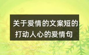 没有文案只有爱什么意思：只有爱，没有文案，只有你，何需多言。