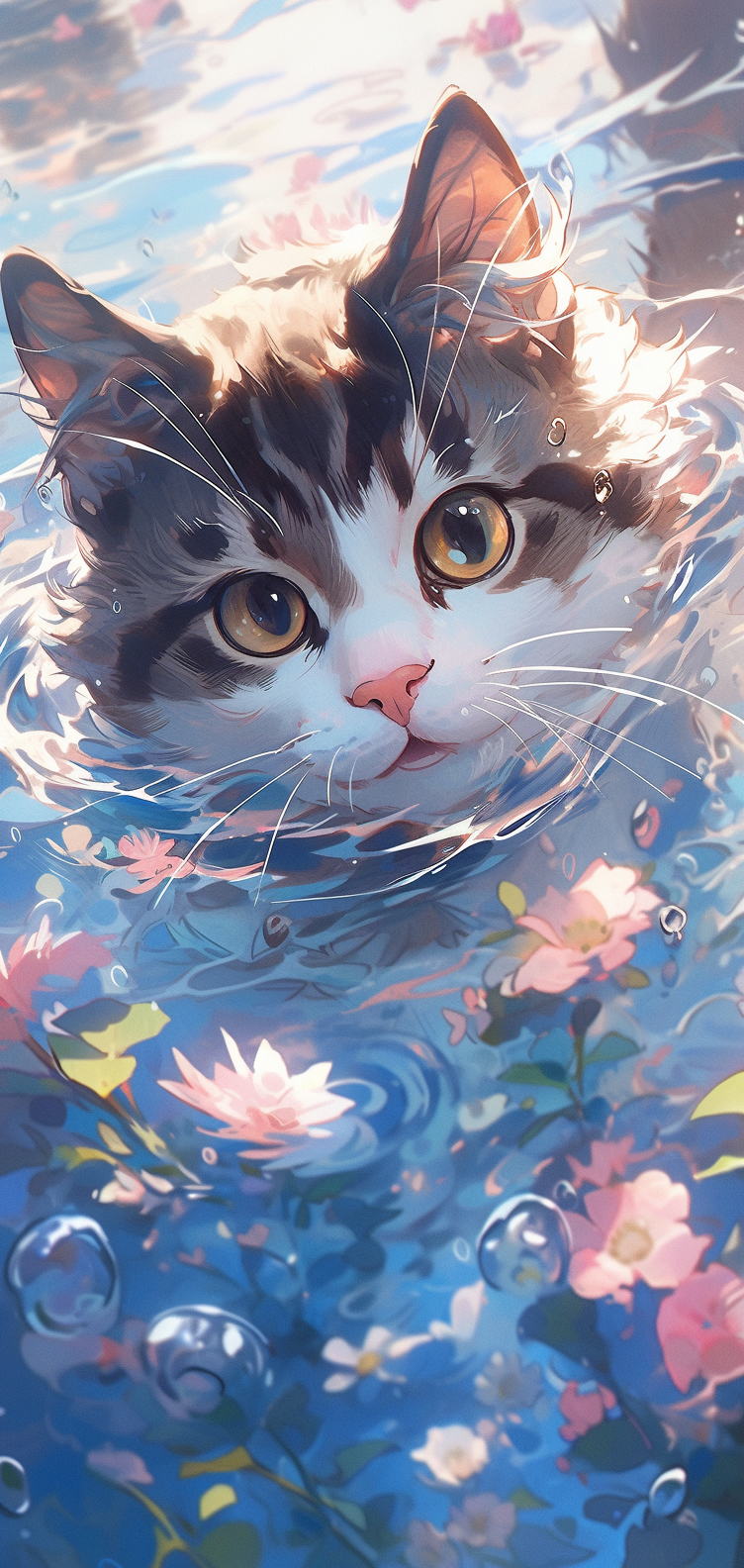 猫咪拟人化插画：简单素材与插画教程