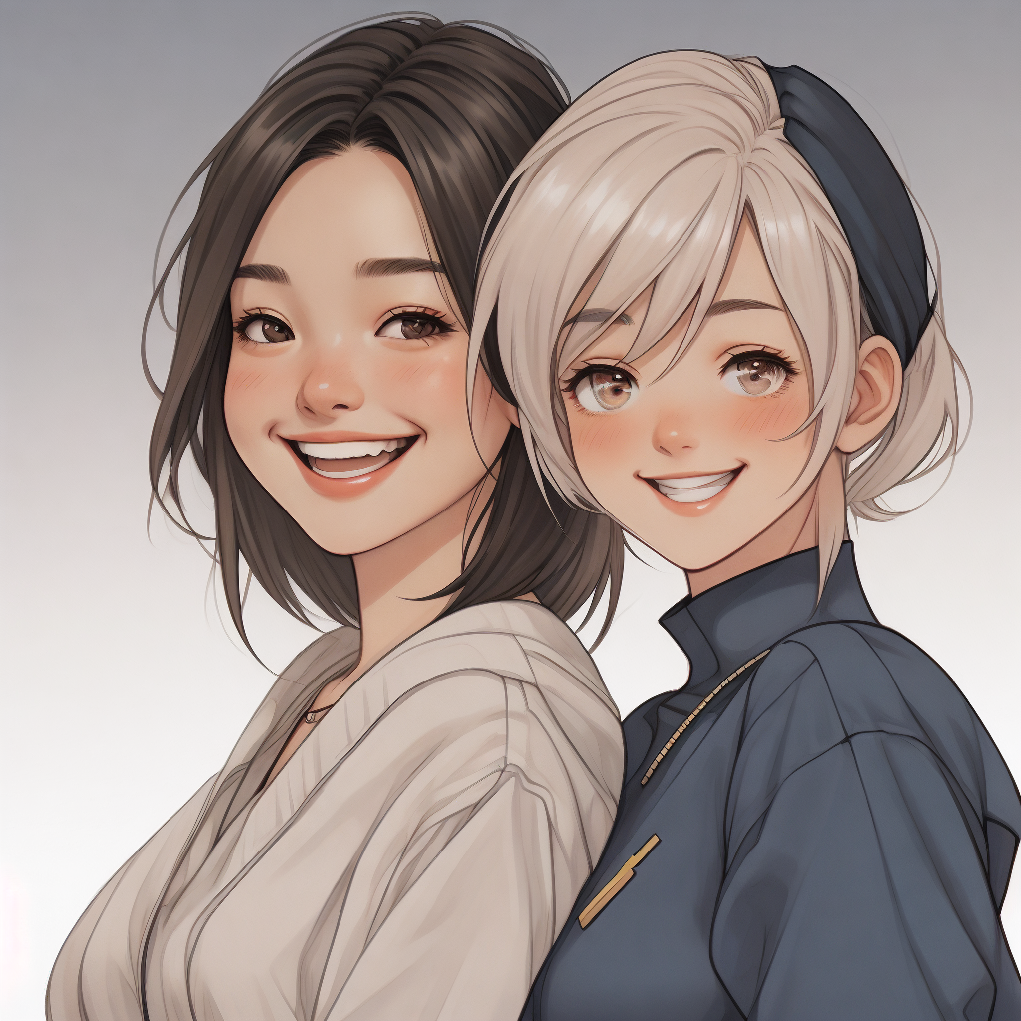 母女绘画作品：名称及绘画教程与头像创作指南