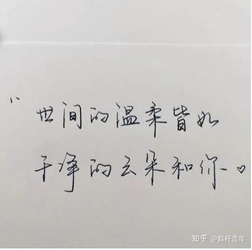 干净治愈系画画文案短句