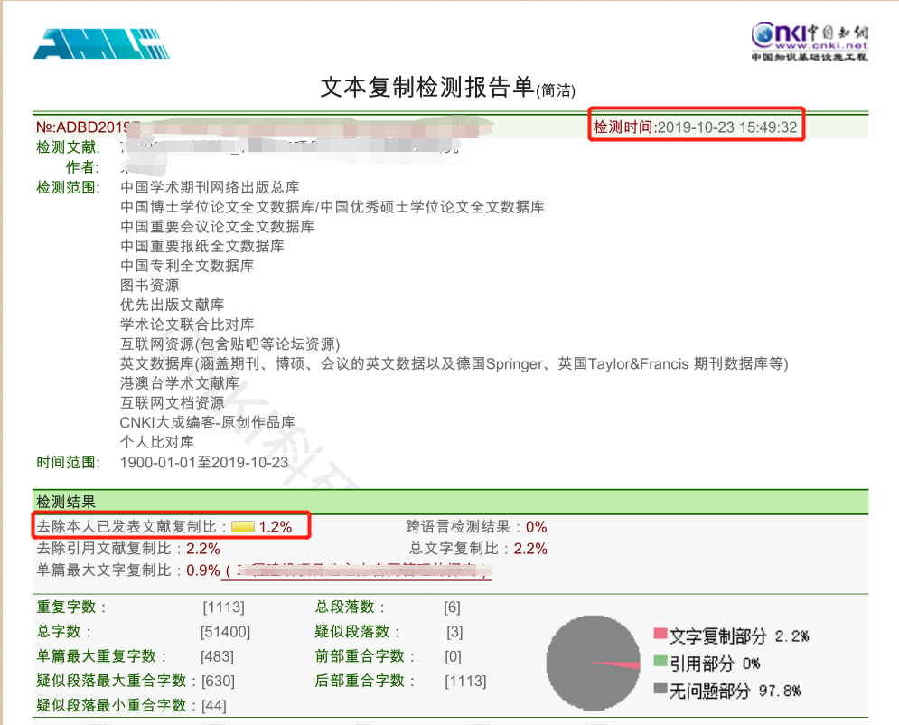 大学论文查重率分析