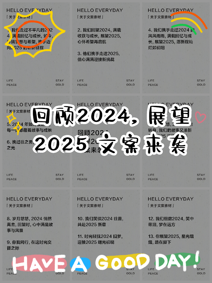 2025关键词文案-2025关键词文案事业